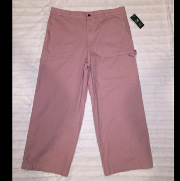 High Rise Wide Leg Carpenter Pants - Picture 2 of 3